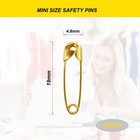 Gold Safety Pins small Pins For Clothes 19mm Metal