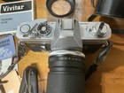 Canon Ft Vintage 35mm Camera Lot Vivitar   Quantaray Lens 75x205 85x205 Working