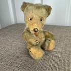 Steiff Plush Bear Vintage Antique Germany Mohair Teddy Brown Tan Jointed