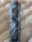 Black Tourmaline Tower Rutile Clear Quartz Crystal Point Large Tall Gemstone
