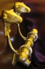 Goat Bronze Duet Door Knocker