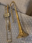 Bach Stradivarius Valve Trombone Model 16 W Case And Mpc
