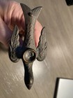 Antique Victorian Bird Sewing Clamp Pin Cushion Flower Heart Detail Pre-1930