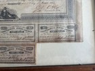 Genuine 1863 Confederate States Of America  1000 Bond  Civil War