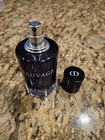 Christian Dior Sauvage Eau De Toilette 60ml 2 Fl  Oz  Empty Spray Bottle No Box