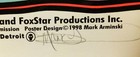 Lost In Space Tv 1998 Convention Poster Litho  02 875 Robot Signed Mark Arminski