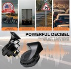 Horns Auto Horn 12v Car Horn Loud Dual-tone Waterproof Electric Snail Hor