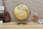8   20cm World Globe Antique Globe Metal Arc And Base Bronzed Color - All