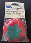 Dritz Red 3  Tomato Pin Cushion With Strawberry Emery  732 Sealed 1999