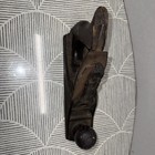 Vintage Smoothing Plane Hand Tool Steel Wood Handles Brown Carpenter Woodworking