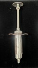 Antique Dr  Salsbury s Laboratories Veterinary Syringe     1930s 40s 