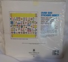 Vintage 1986 Barbie Sticker Calendar Brand New Sealed Mattel Brown   Bigelow