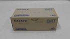 Genuine Sony Pdp-15c Pro Dat Plus 10 Pack Digital Audio Tape Sealed