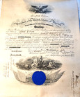2 1917 Usmc Marine Corps Commission Certificates Richard M Cutts Compensator