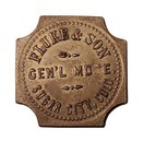 Sugar City  Co Trade Token  Fluke   Son Gf  1 00 In Merchandise Tc-321380