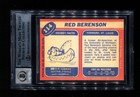 1968-69 Topps Red Berenson  114 Blues Signed Auto Beckett Bas 10 Gem Mint