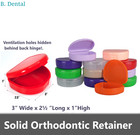 2 Sealed Assorted Dental Retainer Boxes Denture Case  Mouthguard Containers Box
