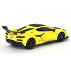 Mini Gt Chevrolet Corvette Zr1 1 64 Diecast Model Car Accelerate Yellow Mgt01158