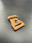 Mauser 98 Leather Sling Keeper With Steel Button And Metal Liner