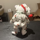 Ty Beanie Baby 1998 Holiday Teddy Bear Dob December 25  1998