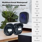 Waterproof 656ft Wireless Driveway Alarm Motion Sensor Alarm Indoor Outdoor H2c8