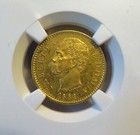 1881r Italy Gold 20 Lire Ngc Ms63   Free Shipping  