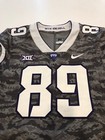 Game Worn Used Nike Tcu Horned Frogs Football Jersey Size 40  89