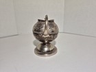Antique South American Silver Yerba Mate Cup Features Stylized Bird Handle 