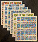 Canada 6 X Full Sheets Of 50  17    17    35    35    30   35   Aircraft Planes  Vf Nh