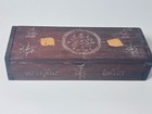 Old Wood Gift Box Set All  Lp Tim Amulet Magic Yantra Phra Pidta Buddha Talisman