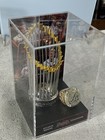 2021 Atlanta Braves World Series Championship Trophy   Ring With Display Case