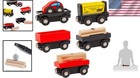 5 Cargo Cars Set For Wooden Railway     Compatible With Thomas   Chuggington