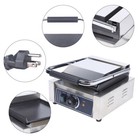 Sandwich Press Grill Griddle Panini Maker Smooth Flat Non-stick 110v 1800w New