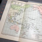 1912 Colonies Dependencies Trade Routes Long 10 x22 5  1910 Vintage Map Wall Art
