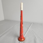 Vintage Halloween Tin Horn Noisemaker Witch Devil Graphics Usa