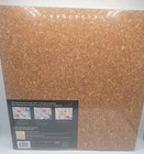 Quartet  Framless Cork Tiles 4 Cork Board Tiles 12x12 Each  Factory Sealed New 