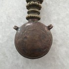 Antique Mongolian Tibetan  Buddhist Monk   s Lama   s Brass Copper Ritual Flask
