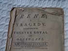 Antique Georgian Play Theatre Script Book  Irene Samuel Johnson 1754