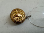 Antique Shur On Prince Nez 10k Gold Filled Spectacles W  Retractable Chain