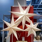 Ikea Strala Star Light Pendant Table Lamp Shade  Lace White 28   - New