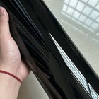 120  X 60  Gloss Black Vinyl Film Wrap Sticker Decal Air Bubble Free 10ft X 5ft