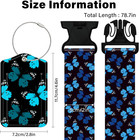 Luggage Straps   Luggage Tags Set For Suitcases Travel Belt Accessories  Printed