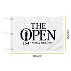 2026 The Open Championship Practic Putting Green Golf Pin Flag 13x20inch White