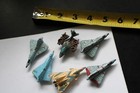 Kenner - Micro Machines Mega Force Diecast Military Lot Of 5 Planes