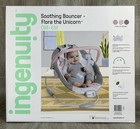 Ingenuity Soothing Baby Bouncer With Vibrating Infant Seat - Flora Unicorn