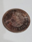   1948  900 Silver Mexican Cinco Pesos  Couahtemoc Beautiful Toned Coin 