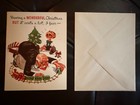 Vintage Greeting Card Christmas Novo Laugh 1940s 1950s Humor Unused W  Envelope