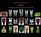 Glamorous Art Deco Satin Clear Glass Large Sculpture 1930  H hoffmann