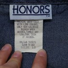 Honors Denim Wrap Skirt Womens 12 Blue Boho Long Line Academia Y2k Vintage 80 s