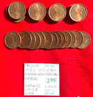 J95 India  25 Coins From Mint Bag - Pice 1950  Asoka Lion Pedestal   Horse  Unc